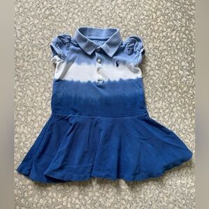 Ralph Lauren blue tie dye dress